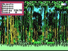 In game image of Explorer on the Commodore 64.