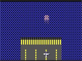 In game image of Flight Of The Albatross 2 on the Commodore 64.