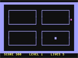 In game image of Forbidden Crypt on the Commodore 64.
