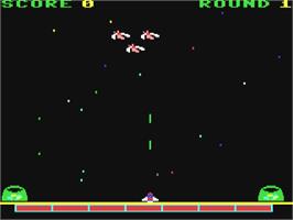 In game image of Galaxy (Avalon Hill) on the Commodore 64.