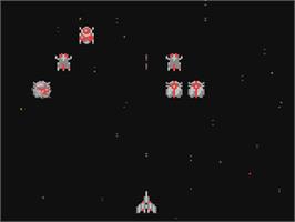 In game image of Gaplus on the Commodore 64.