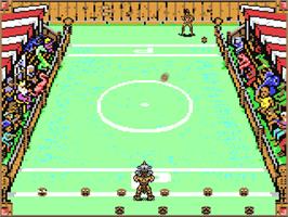In game image of Grand Monster Slam on the Commodore 64.