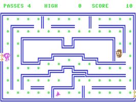 In game image of Hungry Horace on the Commodore 64.