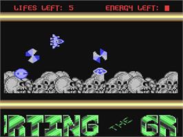 In game image of Hurting The Ground on the Commodore 64.