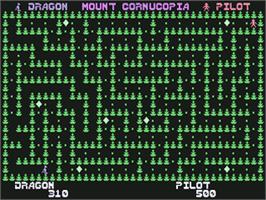 In game image of Island Of The Dragons on the Commodore 64.