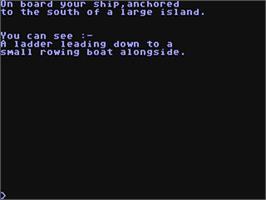 In game image of Jewels Of Babylon on the Commodore 64.