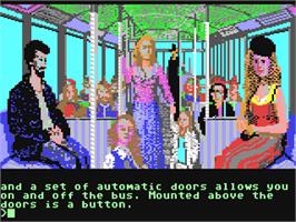 In game image of Jinxter on the Commodore 64.