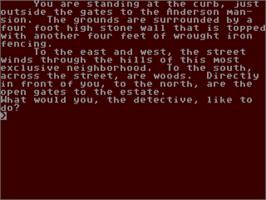 In game image of Joe Dick - Private Investigator on the Commodore 64.