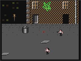 In game image of Legion Of The Damned 2 on the Commodore 64.