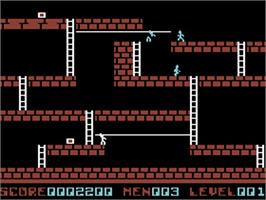 In game image of Lode Runner on the Commodore 64.
