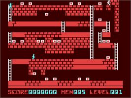 In game image of Lode Runner on the Commodore 64.