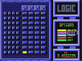 In game image of Logic (CP Verlag 1995) on the Commodore 64.