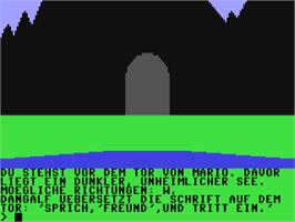 In game image of Mario - Die Unheimliche Mine on the Commodore 64.