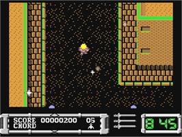 In game image of Masters Of The Universe - The Movie on the Commodore 64.