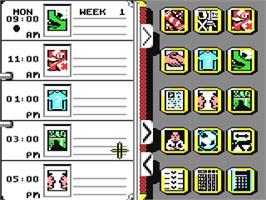 In game image of Match of the Day on the Commodore 64.
