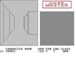 In game image of Maze Master (Compute!) on the Commodore 64.