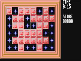 In game image of Mind Maze on the Commodore 64.