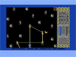 In game image of Mindbender (Gremlin) on the Commodore 64.