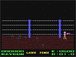 In game image of Mission on Thunderhead on the Commodore 64.