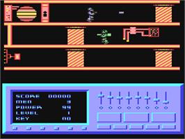 In game image of Nacl - Natriumchlorid on the Commodore 64.