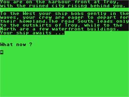 In game image of Odyssey, The (Duckworth Home Computing) on the Commodore 64.
