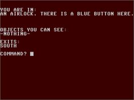 In game image of Operation - Sabotage on the Commodore 64.