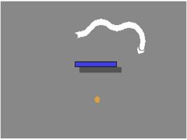 In game image of P0 Snake on the Commodore 64.