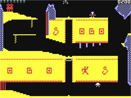 In game image of Pharaoh's Curse on the Commodore 64.