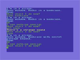 In game image of Pirate Cove (Compute!) on the Commodore 64.