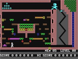 In game image of Plug It on the Commodore 64.
