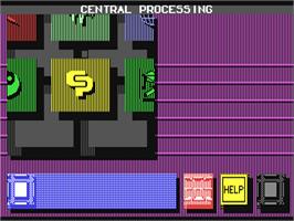 In game image of Portal on the Commodore 64.