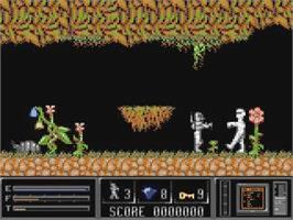 In game image of Poseidon - Planet Eleven on the Commodore 64.