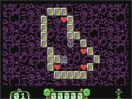 In game image of Power (Avantage) on the Commodore 64.