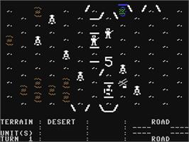 In game image of Rdf 1985 - When Superpowers Collide on the Commodore 64.