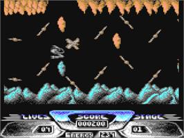 In game image of Reactor 2 on the Commodore 64.