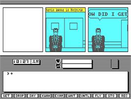 In game image of Red Hawk on the Commodore 64.