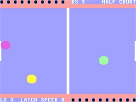 In game image of Retro Ball - Hyper Ball on the Commodore 64.