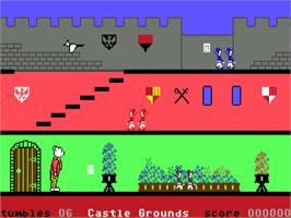 In game image of Rupert And The Toymakers Party on the Commodore 64.