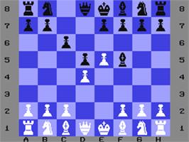 In game image of Sargon III on the Commodore 64.