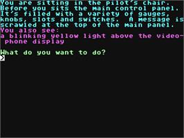 In game image of Sex Vixens From Space on the Commodore 64.