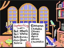In game image of Sinbad And The Throne Of The Falcon on the Commodore 64.