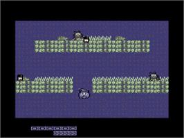 In game image of Snodge's Water Caper on the Commodore 64.
