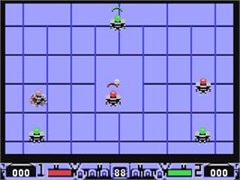 In game image of Speedball 2 - Brutal Deluxe on the Commodore 64.