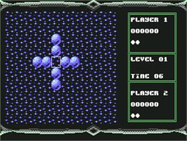 In game image of Spook - The Game on the Commodore 64.