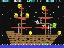 In game image of Tales Of The Arabian Nights on the Commodore 64.