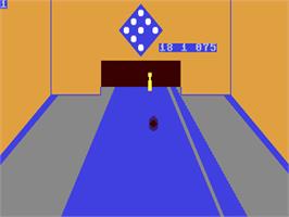 In game image of Ten Pin Bowling / Bowling Baan / Bowling Bahn on the Commodore 64.