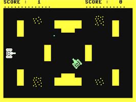 In game image of Tiger Tanks (Champion Software) on the Commodore 64.