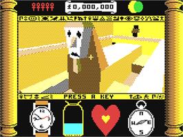 In game image of Total Eclipse 2 - The Sphinx Jinx on the Commodore 64.