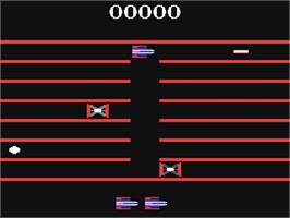 In game image of Turmoil on the Commodore 64.