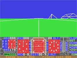 In game image of Twin Tornado on the Commodore 64.